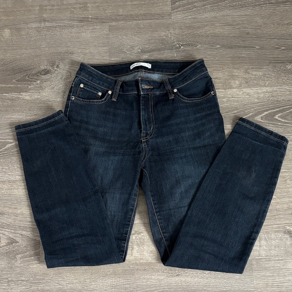 Nine West Dark Indigo Skinny Jeans